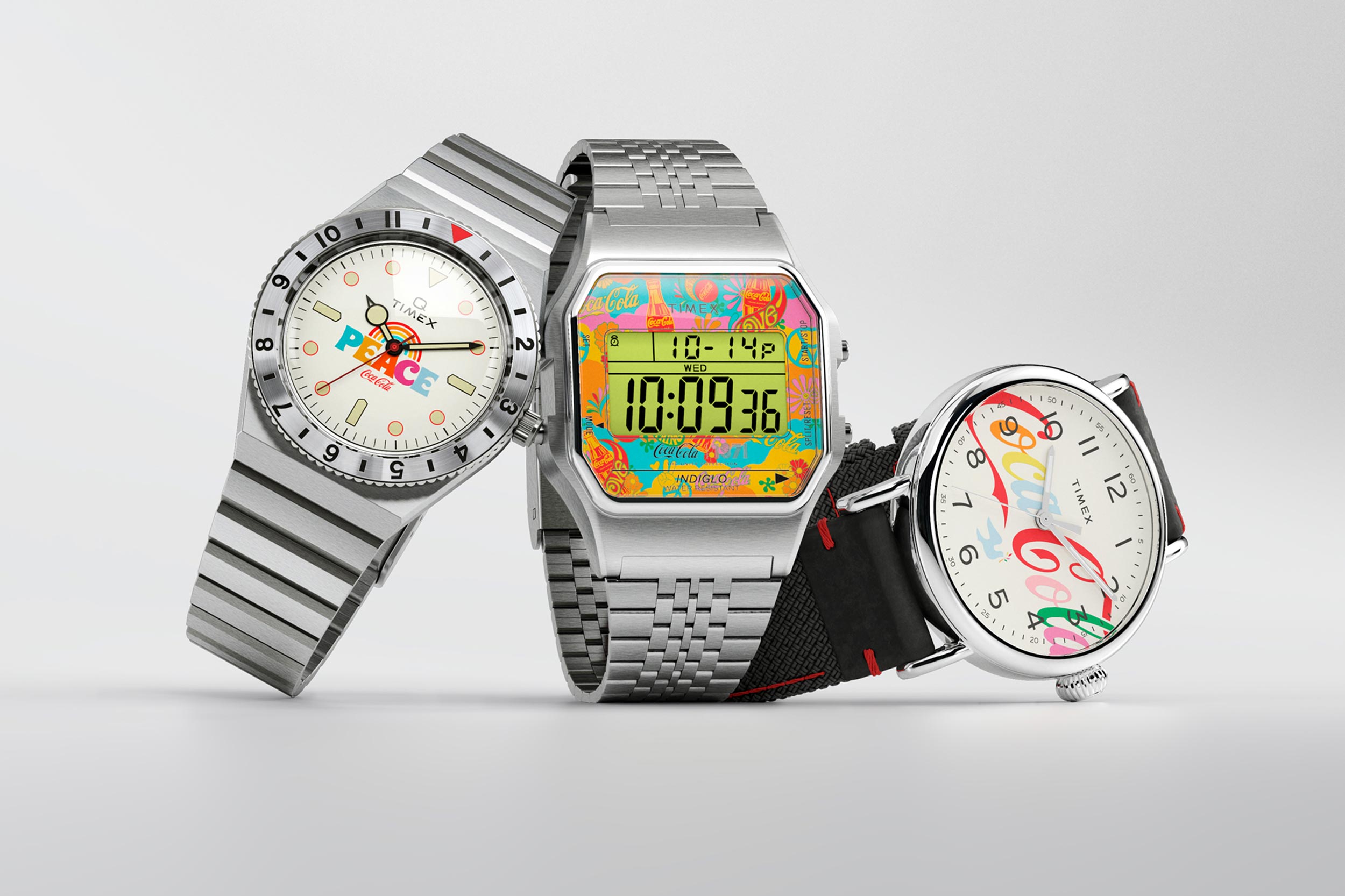 Timex and Coke Collaborate on a Groovy Trio of Watches Inspired by an  Iconic Advertisement - Worn & Wound