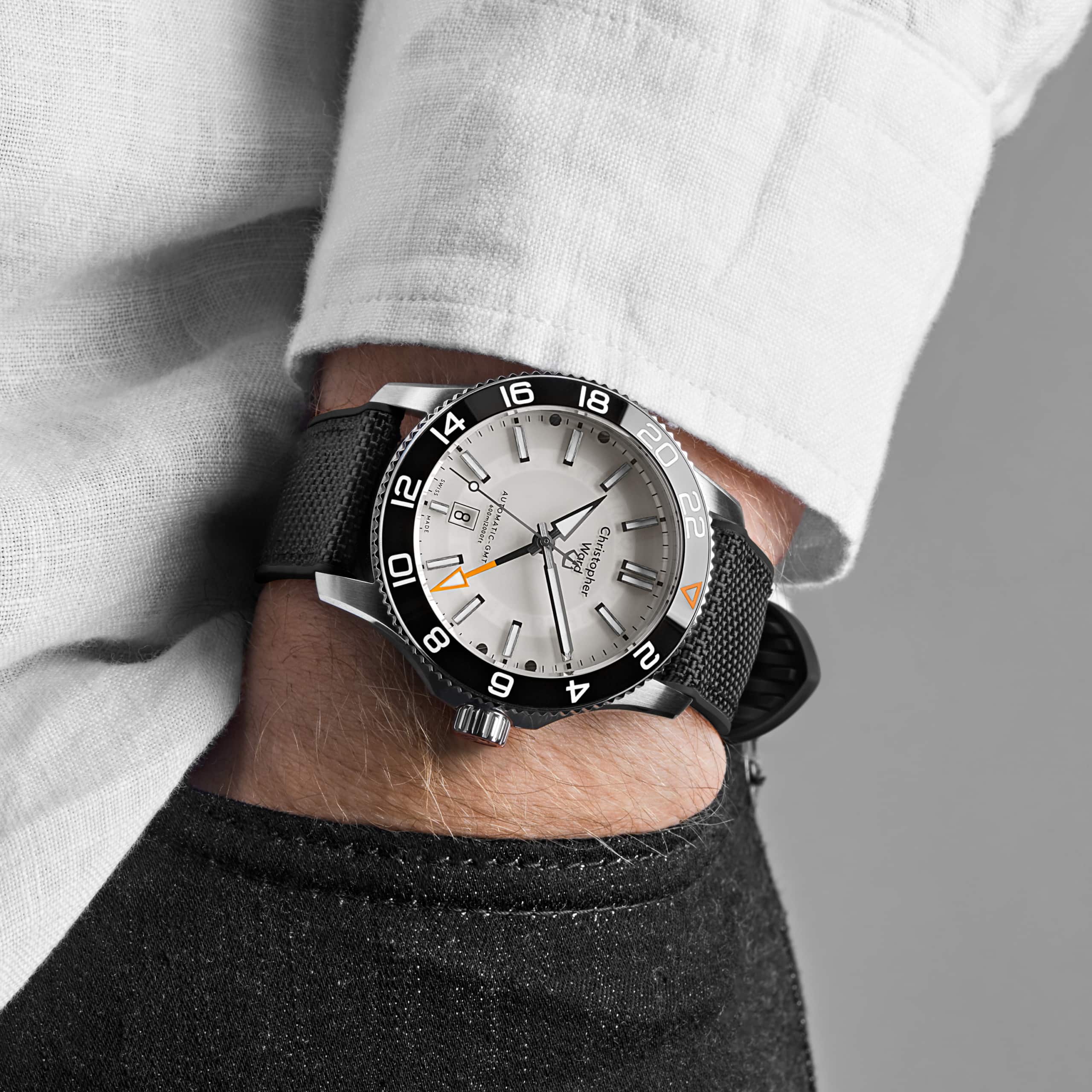 Christopher Ward Goes Green with the All White C60 Anthropocene GMT