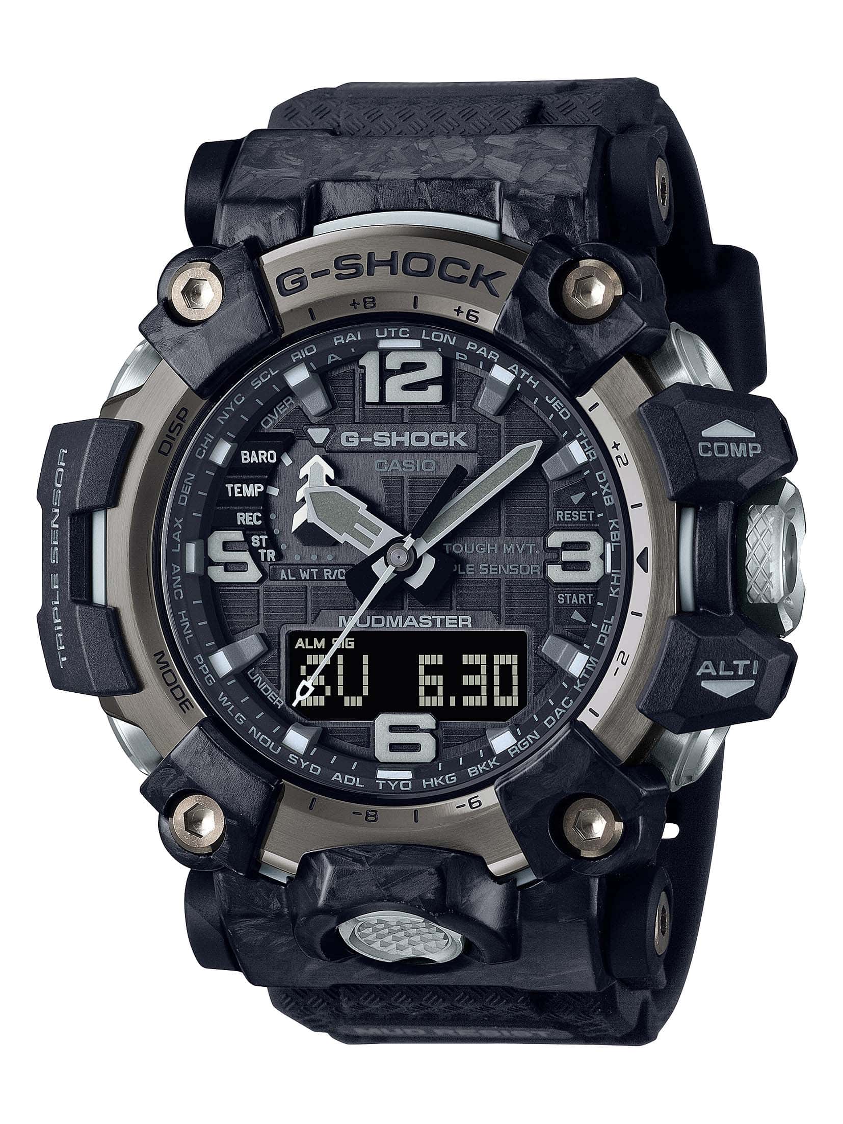 G-Shock Reveals New Mudmaster Lineup With Slimmer Case and Forged Carbon Case