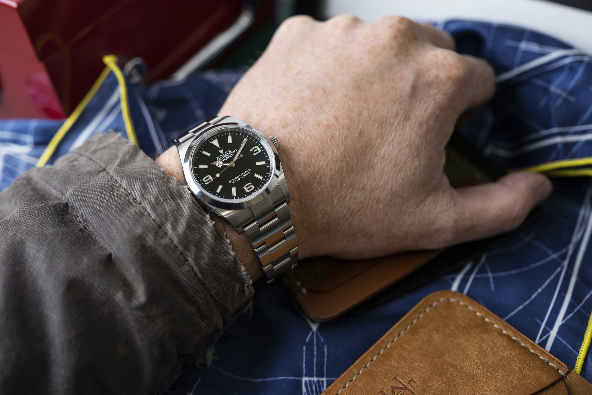 Rolex explorer on the on sale wrist