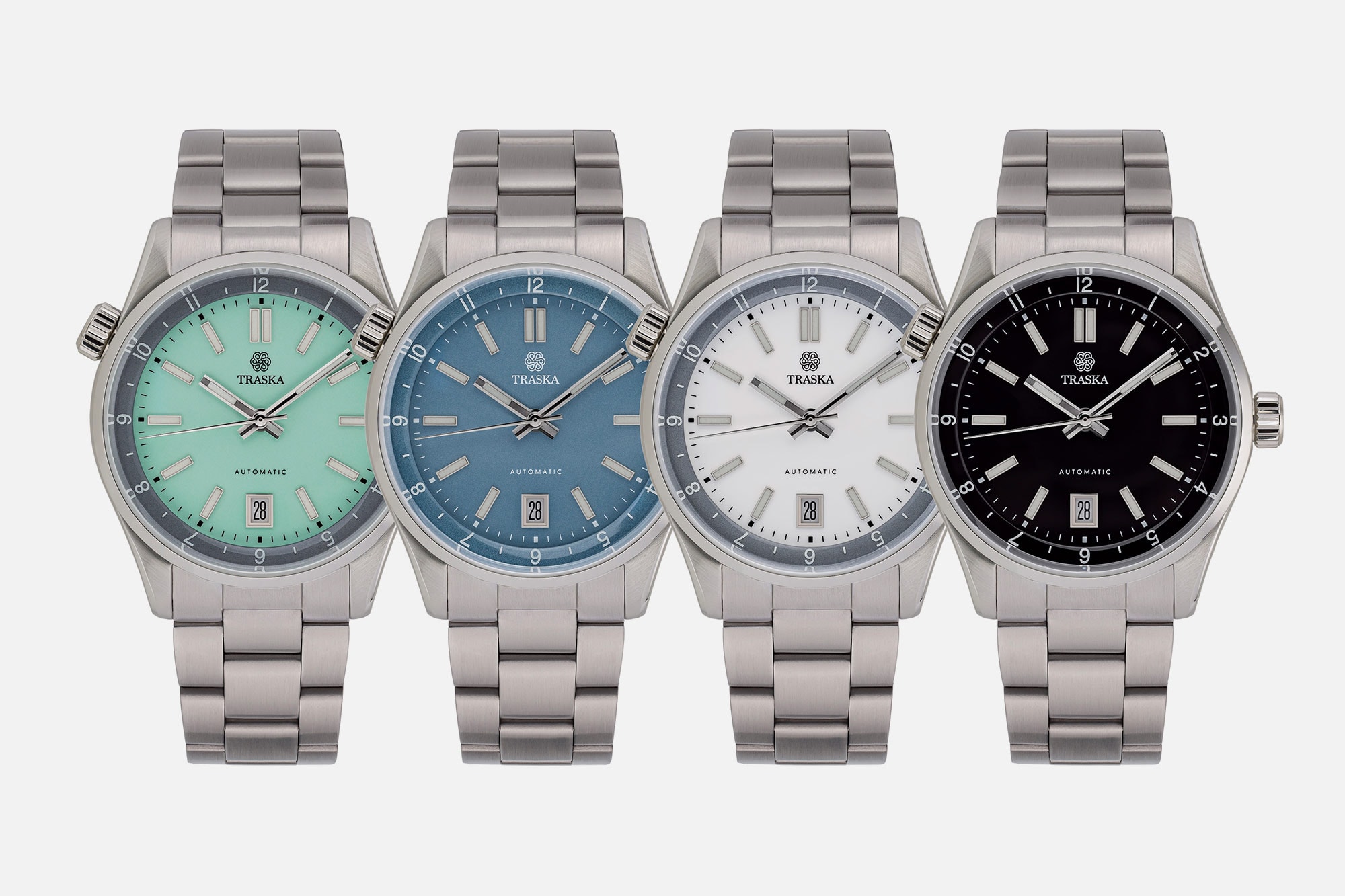 Traska Introduces an Affordable, Vintage Inspired Sports Watch with Lacquered Dials in Four Colors