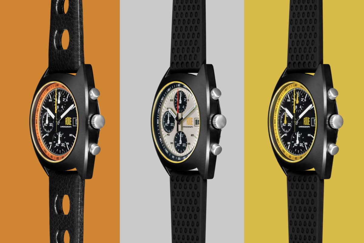 Roue Gives A Nod To Old School Racers With New TPS and CHR Chronographs