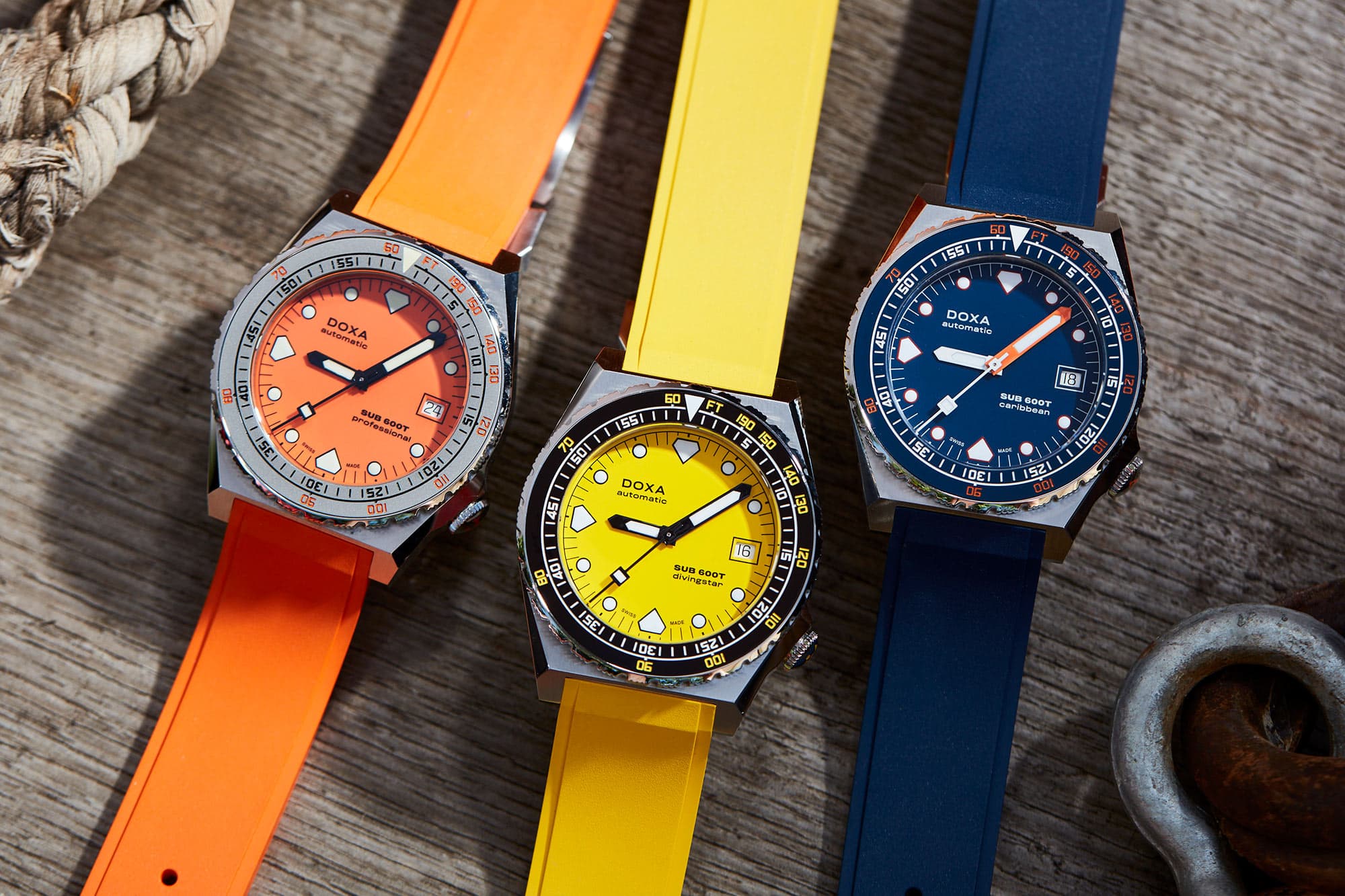 Doxa’s Sub 600T Arrives in an Array of Colors