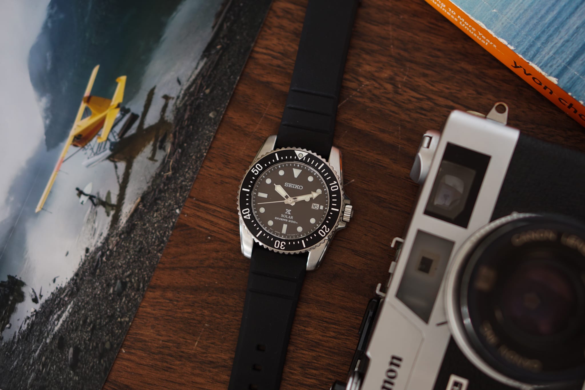 A Winter Surf Session With The Seiko SNE573 Solar Diver - Worn & Wound