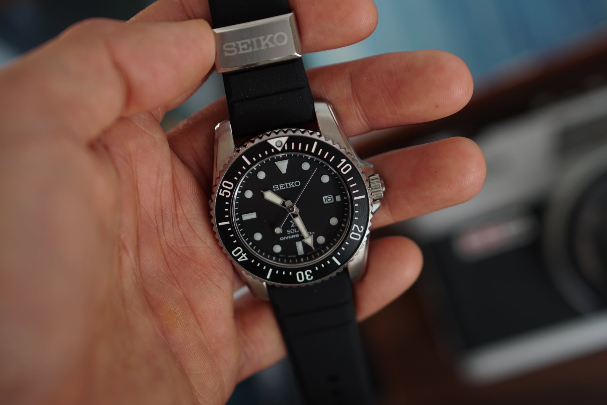 A Winter Surf Session With The Seiko SNE573 Solar Diver - Worn & Wound