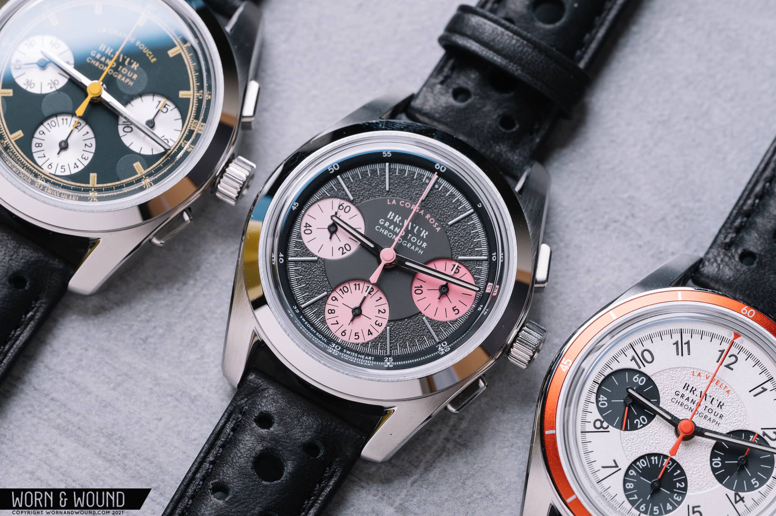 Hands-On With the Bravur Grand Tour Chronographs - Worn & Wound