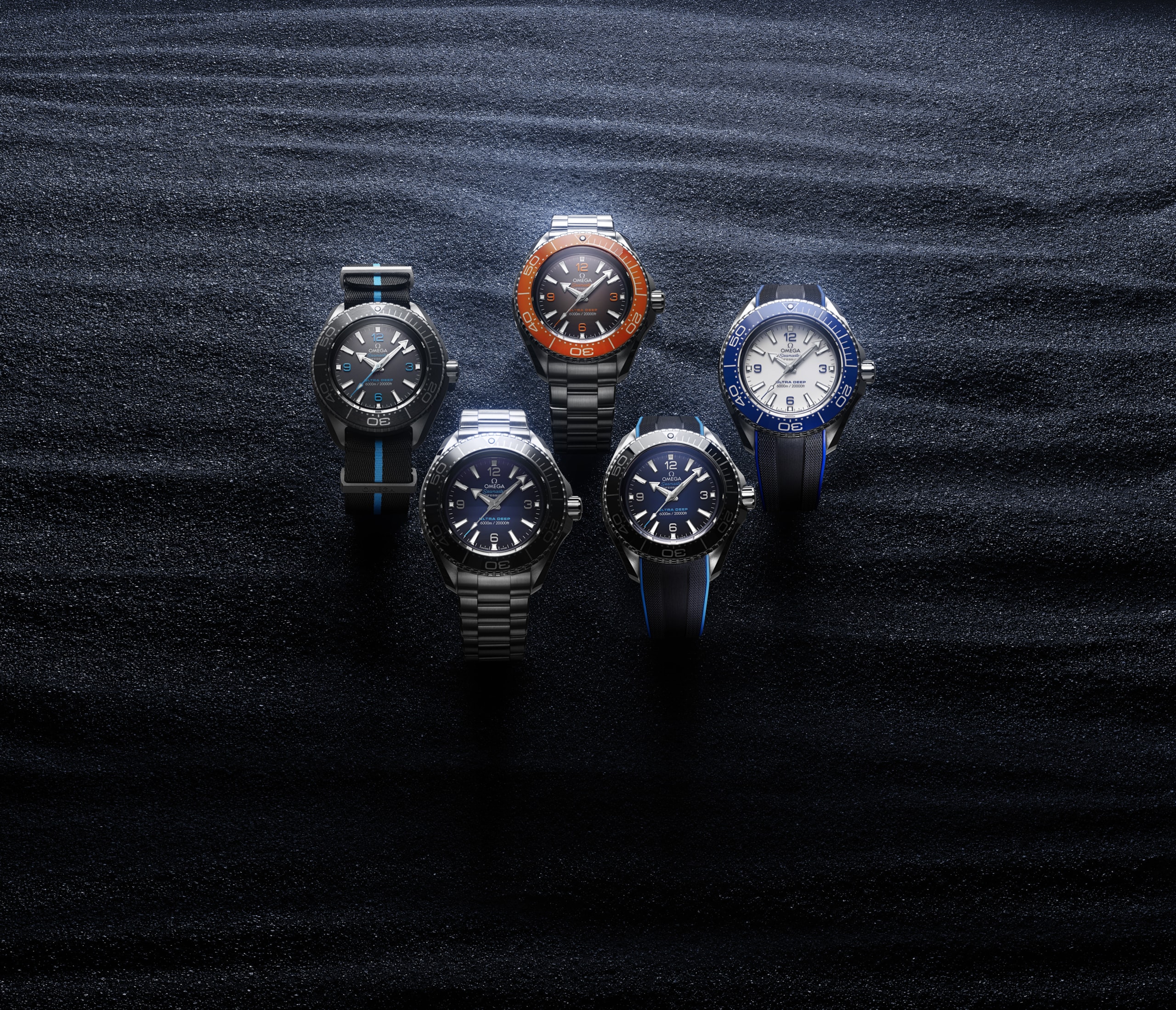 Omega's new Seamaster Planet Ocean Ultra Deep OMEGA_Ultra-Deep-Family_2022-scaled