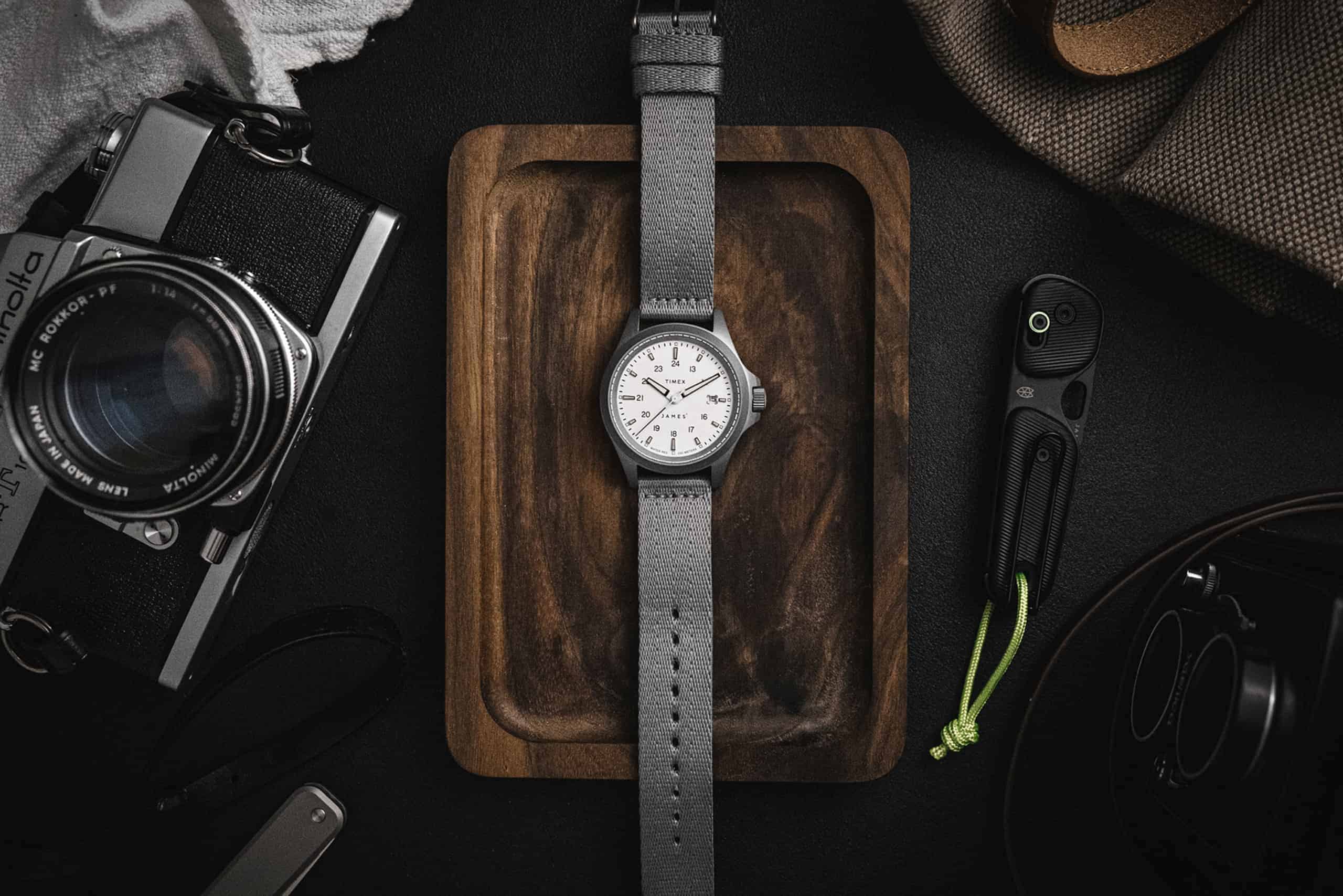 Introducing: The James Brand x Timex White Dial Expedition North - Worn &  Wound
