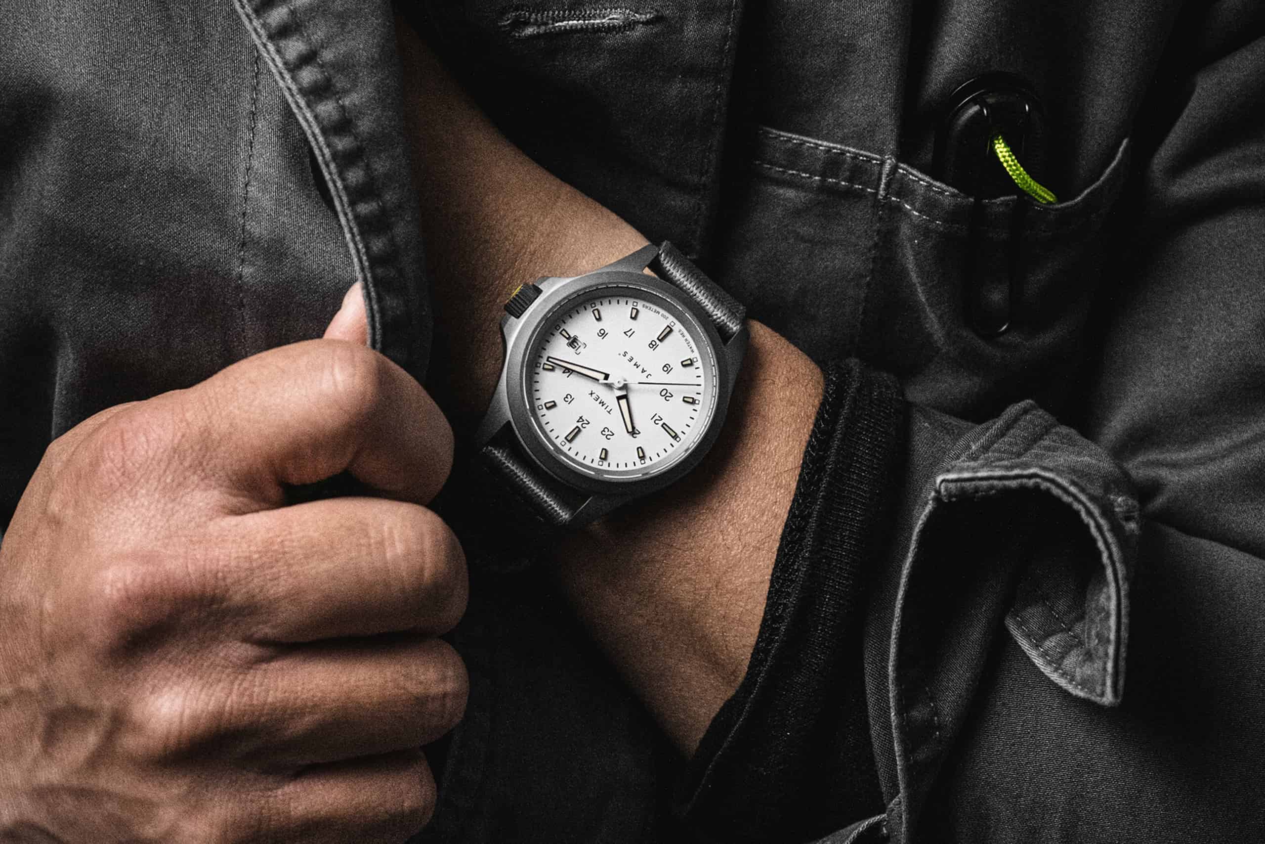 Introducing The James Brand x Timex White Dial Expedition North