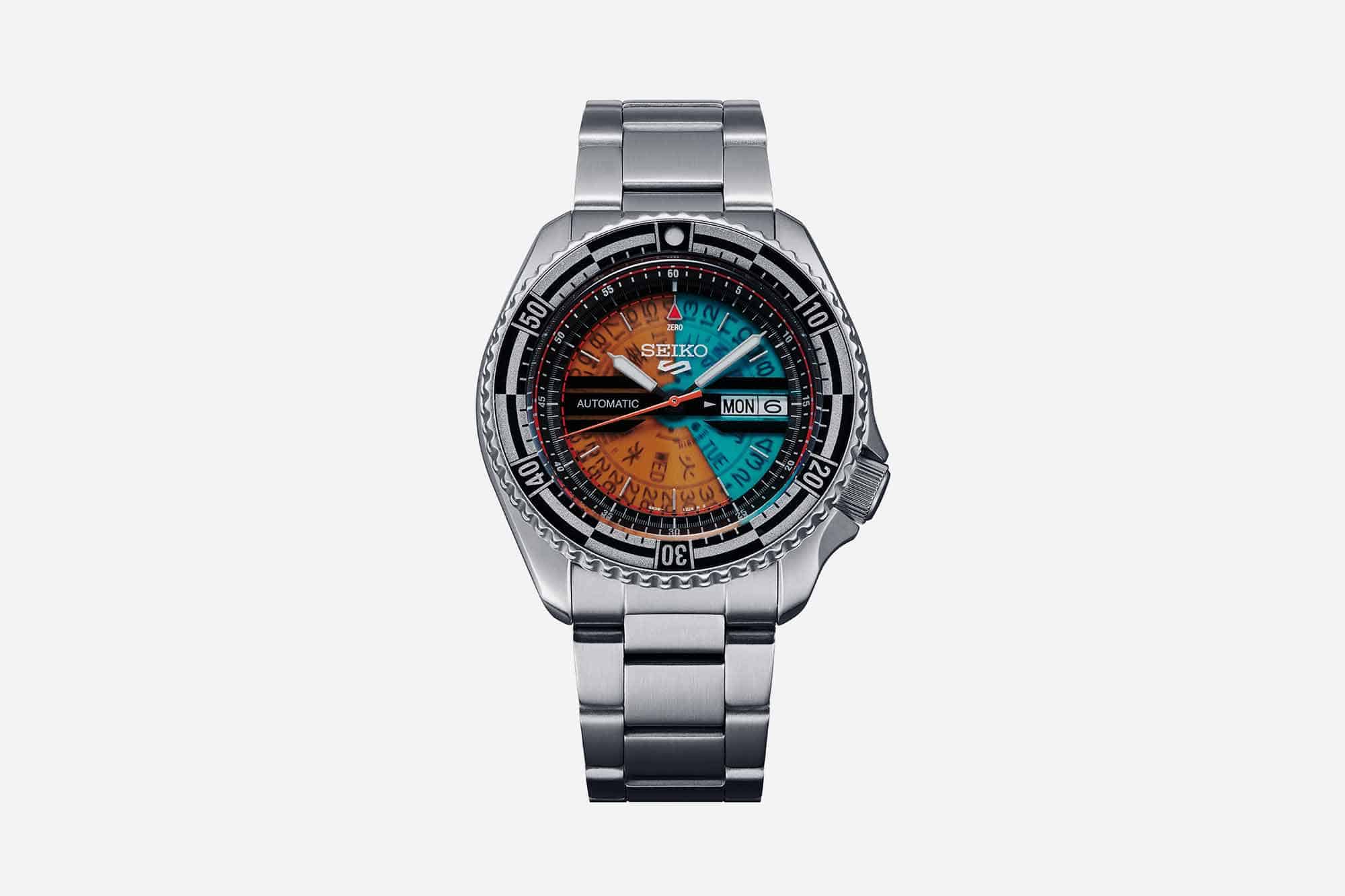 Seiko and Collage Artist Kosuke Kawamura Collaborate on a Pair of Colorful Seiko 5 Limited Editions