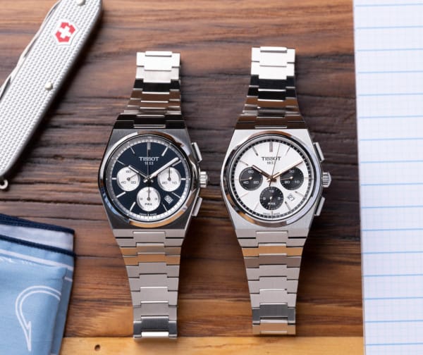 Tissot Adds a Blue Panda Dial to the PRX Chronograph Lineup Plus