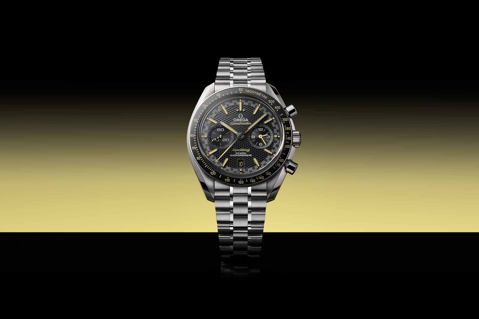 Omega s New Speedmaster Super Racing Has a Brand New Regulating