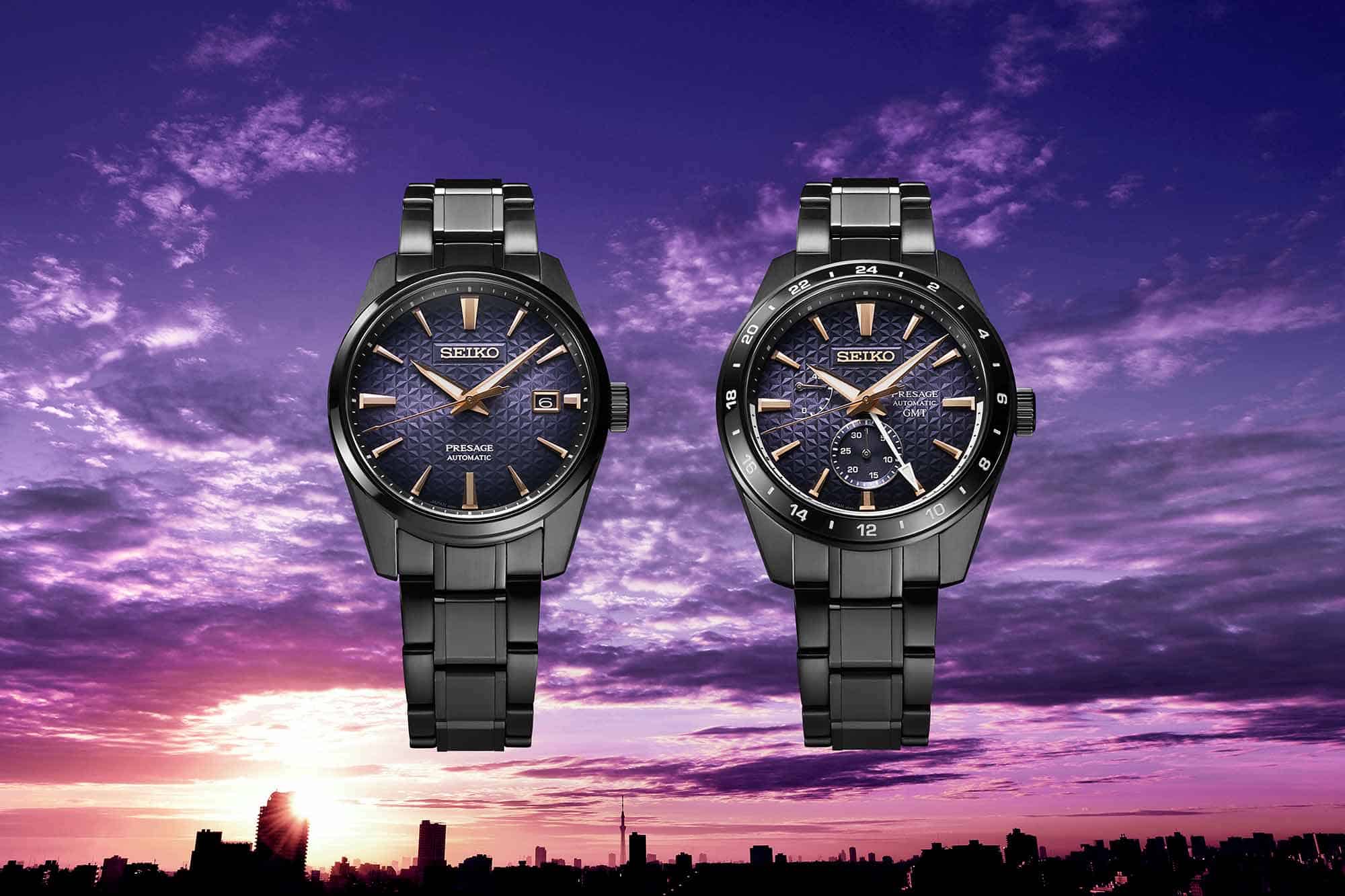 Seiko's Presage Line Gets a Pair of New Entries in the Sharp Edged Series -  Worn & Wound