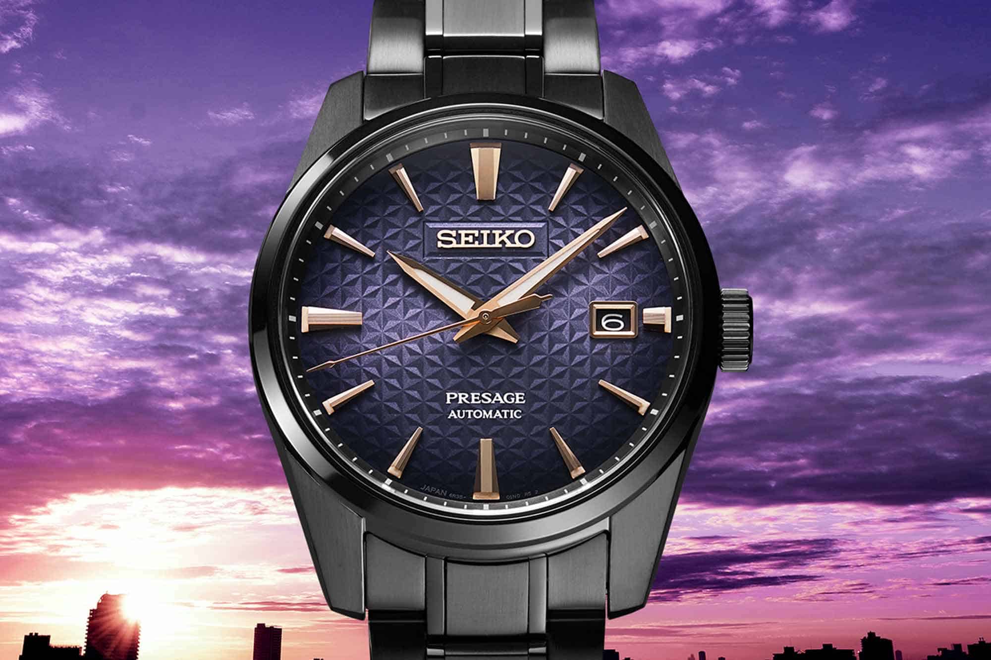 Seiko's Presage Line Gets a Pair of New Entries in the Sharp Edged Series -  Worn & Wound