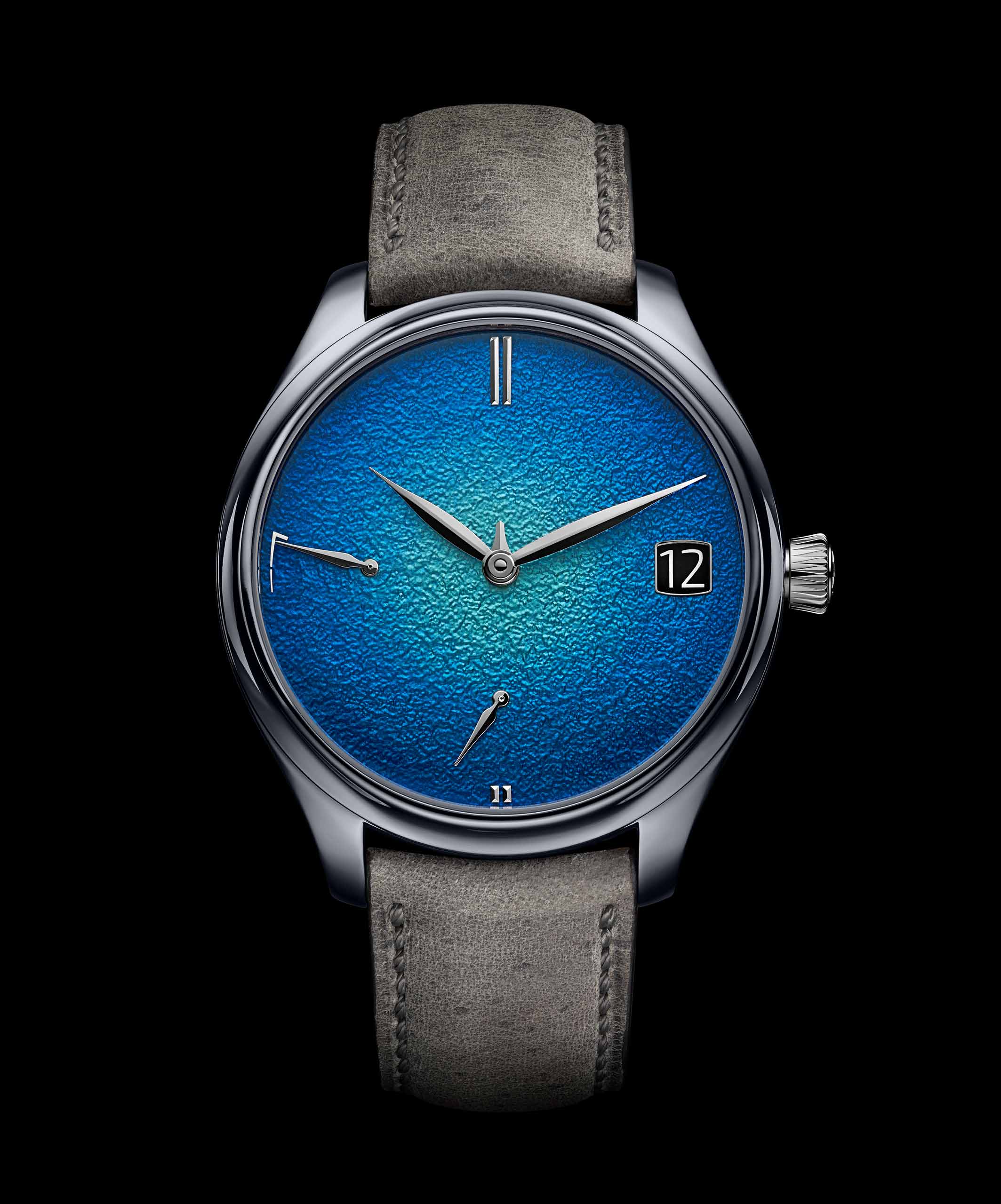 H. Moser Debuts the Endeavour Perpetual Calendar Tantalum Blue Enamel, their First Watch in the Exotic Metal