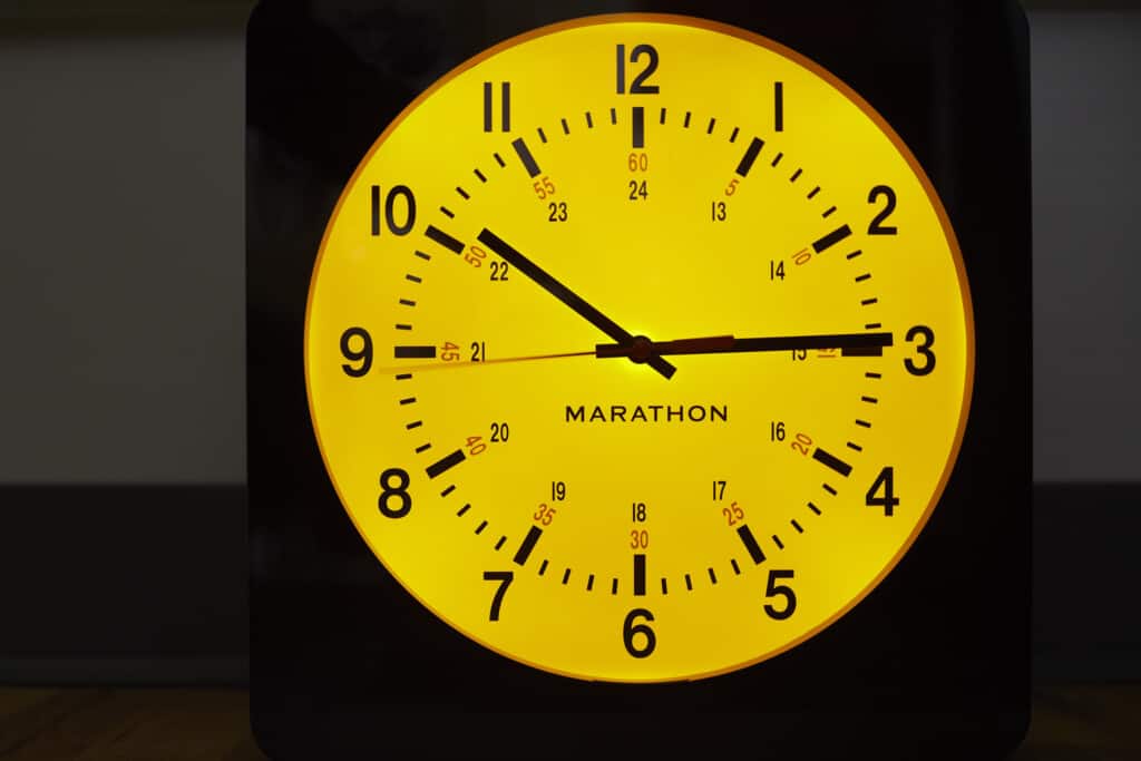 Marathon Design For Runners And Joggers Wall Clock by pmfashion