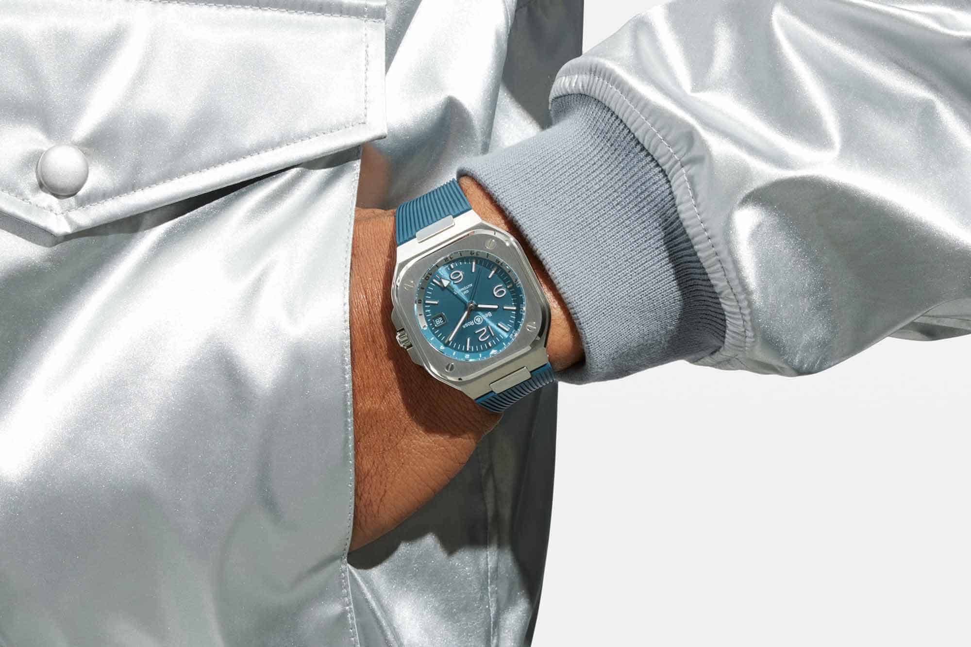 Bell & Ross Introduces a Sky Blue Version of their BR 05 GMT - Worn & Wound