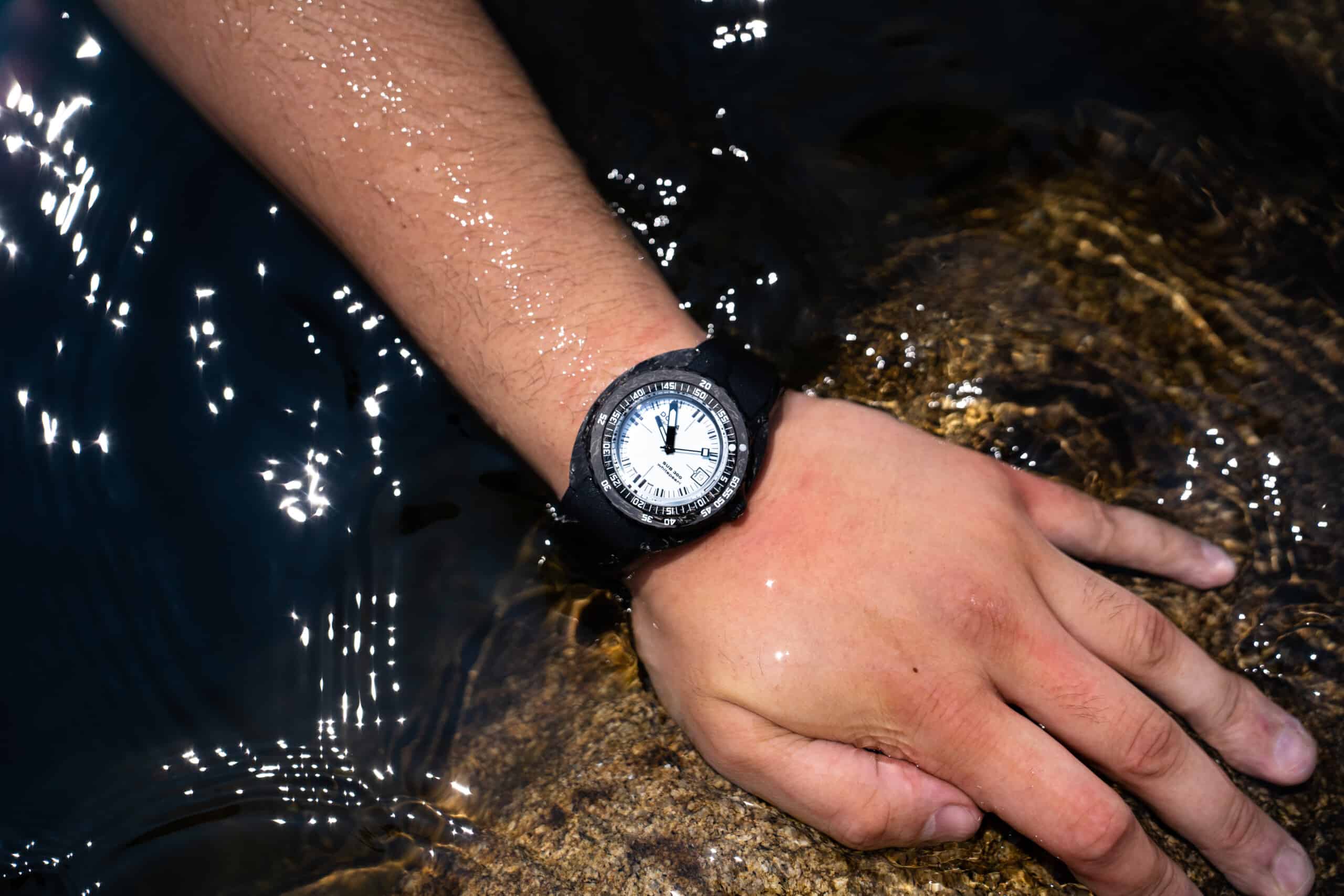 Out Of Office: The Doxa Carbon Whitepearl is the Perfect Watch for a  Multi-Sport Summer Day - Worn & Wound