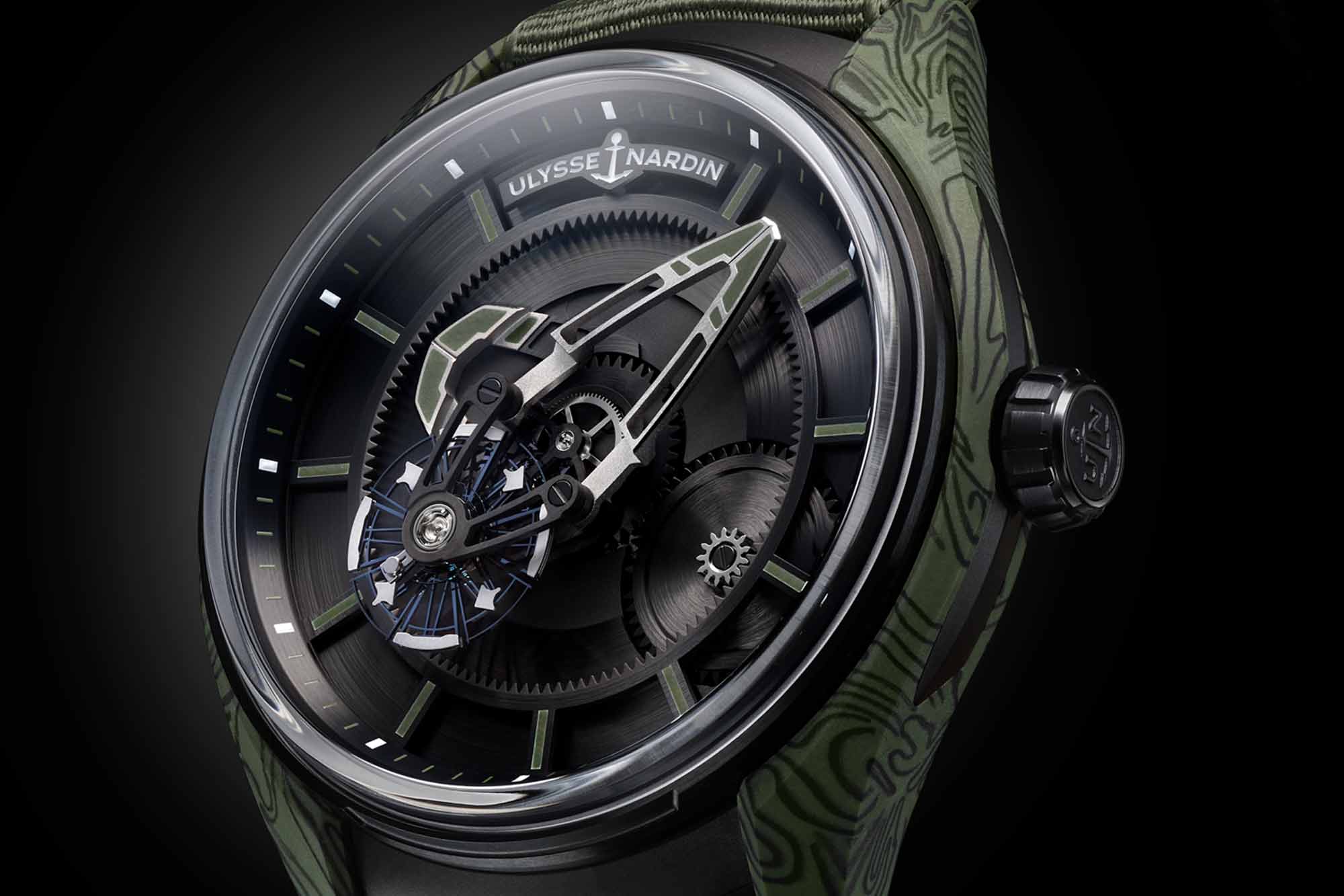 Ulysse Nardin s Freak X Gets the Green Treatment Worn Wound