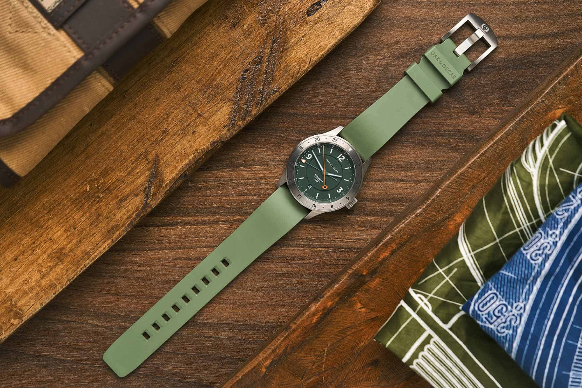 Oak & Oscar Debuts their new Humboldt GMT in Titanium