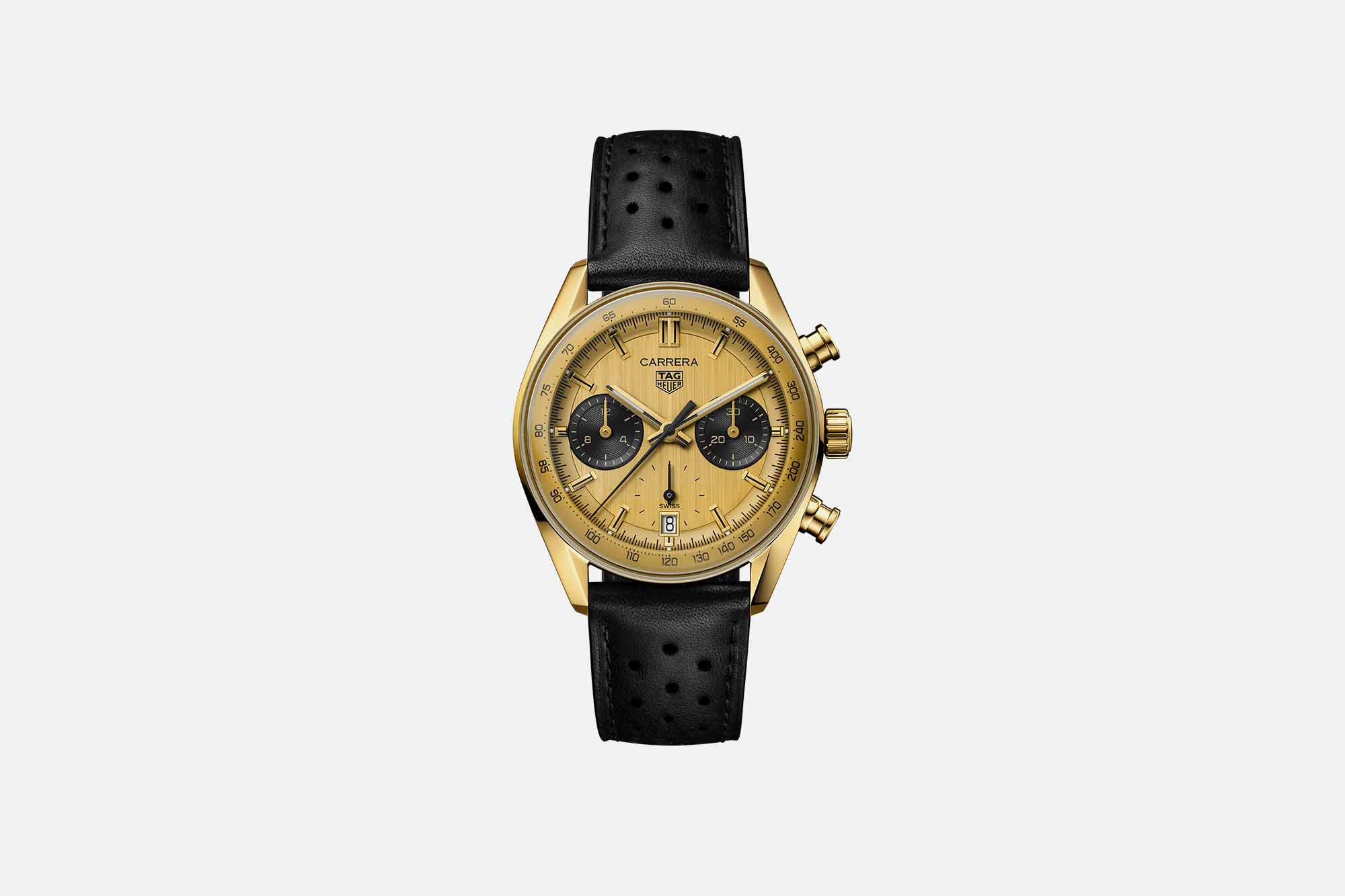 TAG Heuer Continues the Carrera’s 60th Anniversary Celebration with Gold Version Inspired by Vintage References
