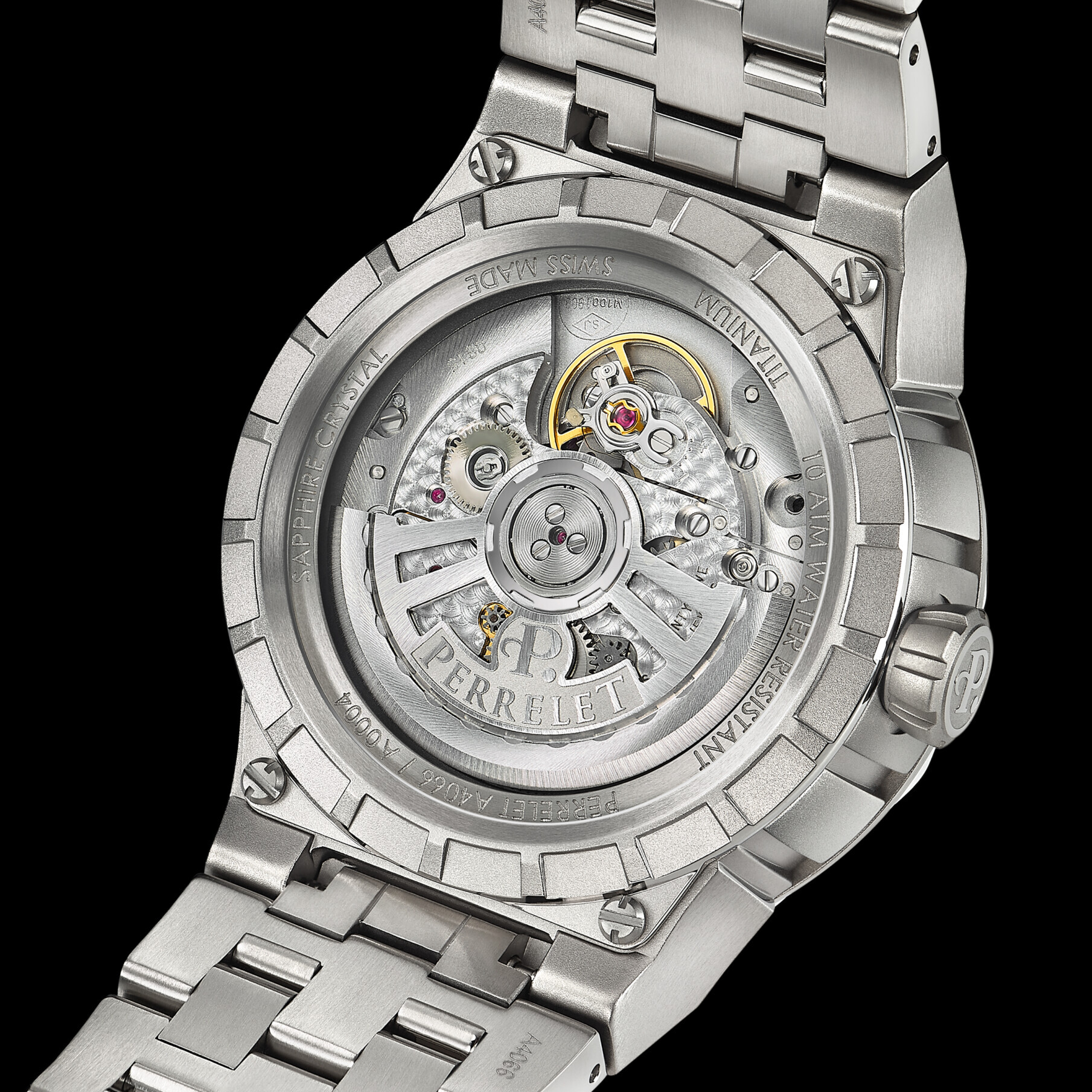 Stare Into the Hypnotizing Turbine 41 Titanium from Perrelet