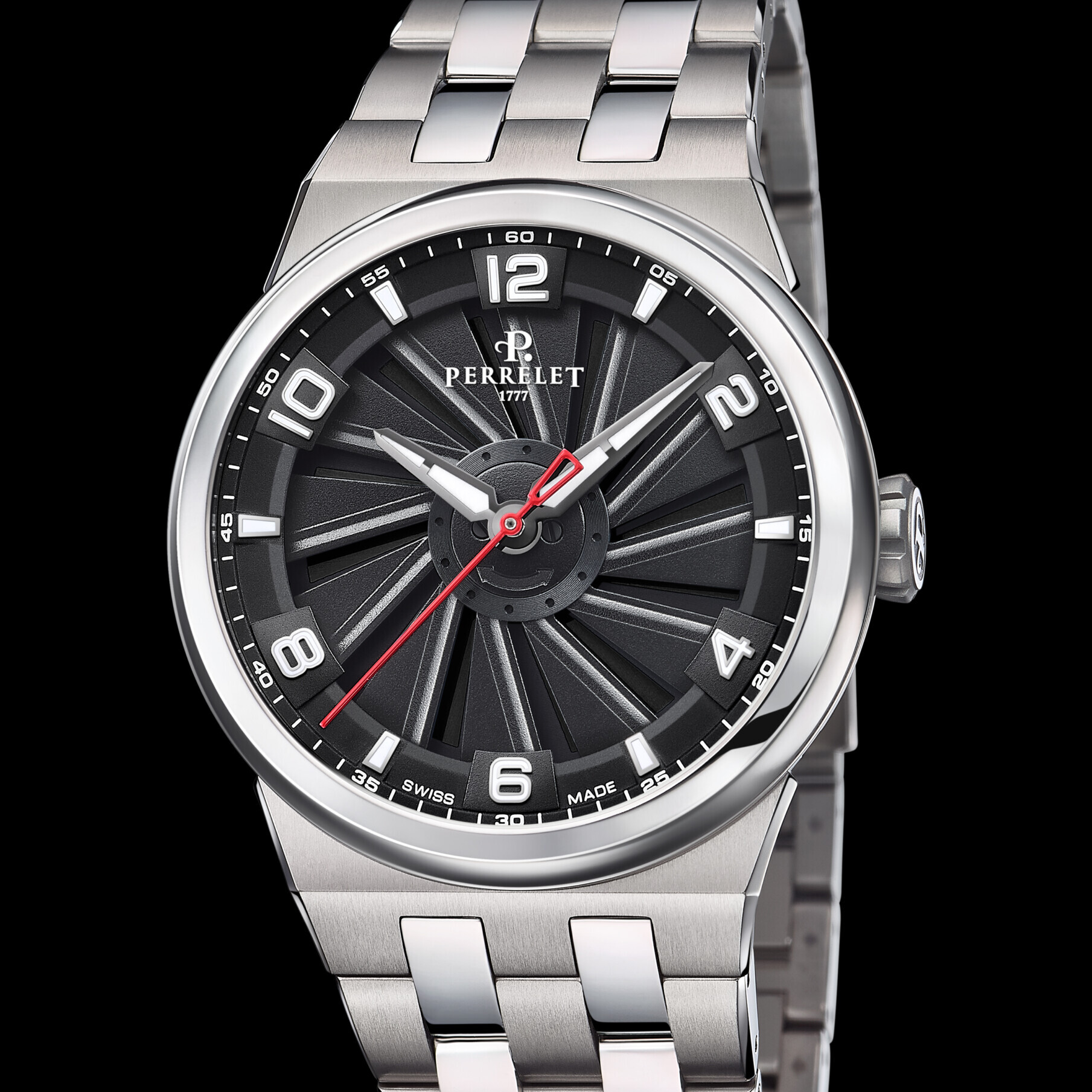 Stare Into the Hypnotizing Turbine 41 Titanium from Perrelet