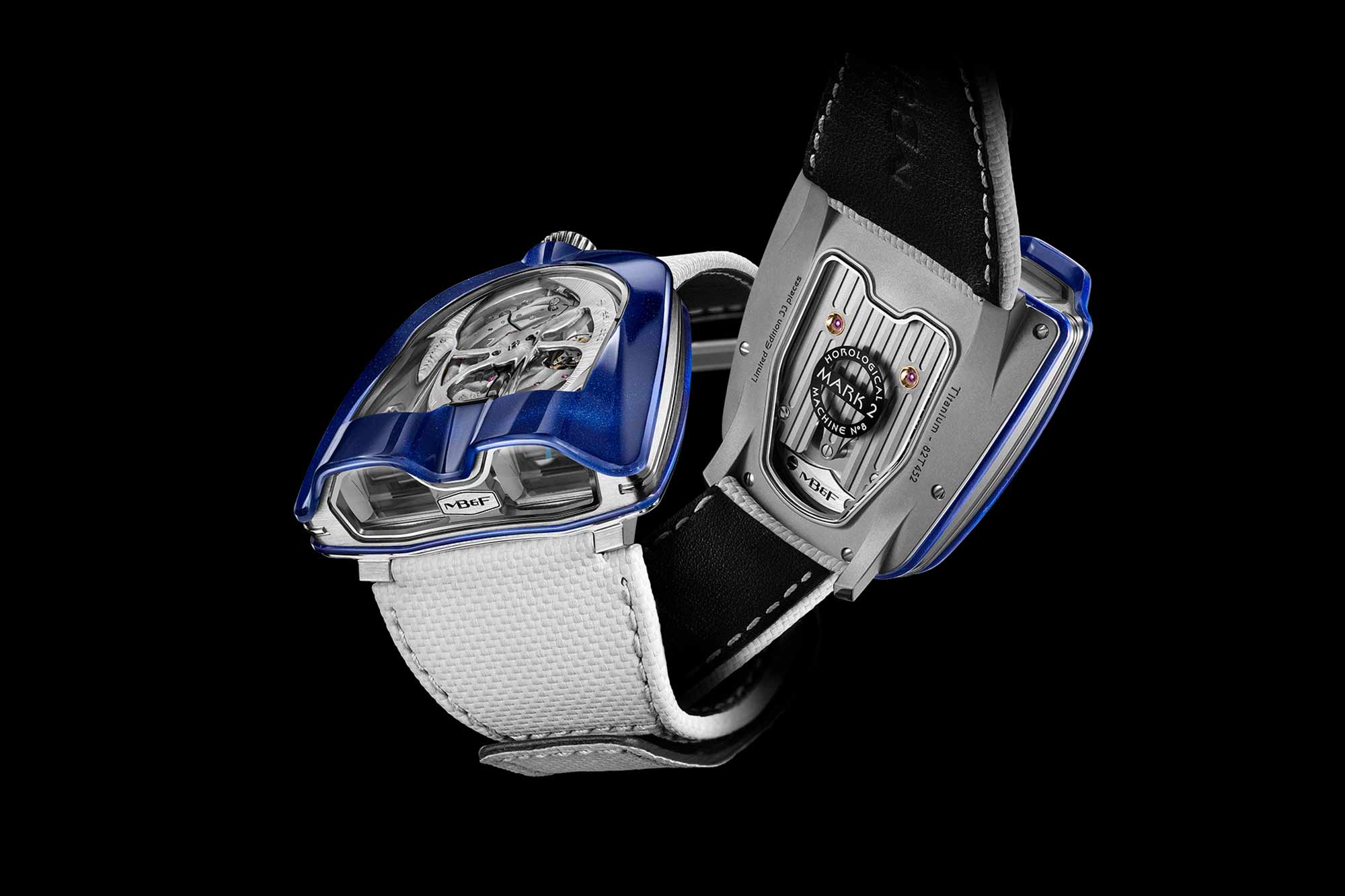 MB&F Updates the HM8 Mark II with a New Blue Limited Edition