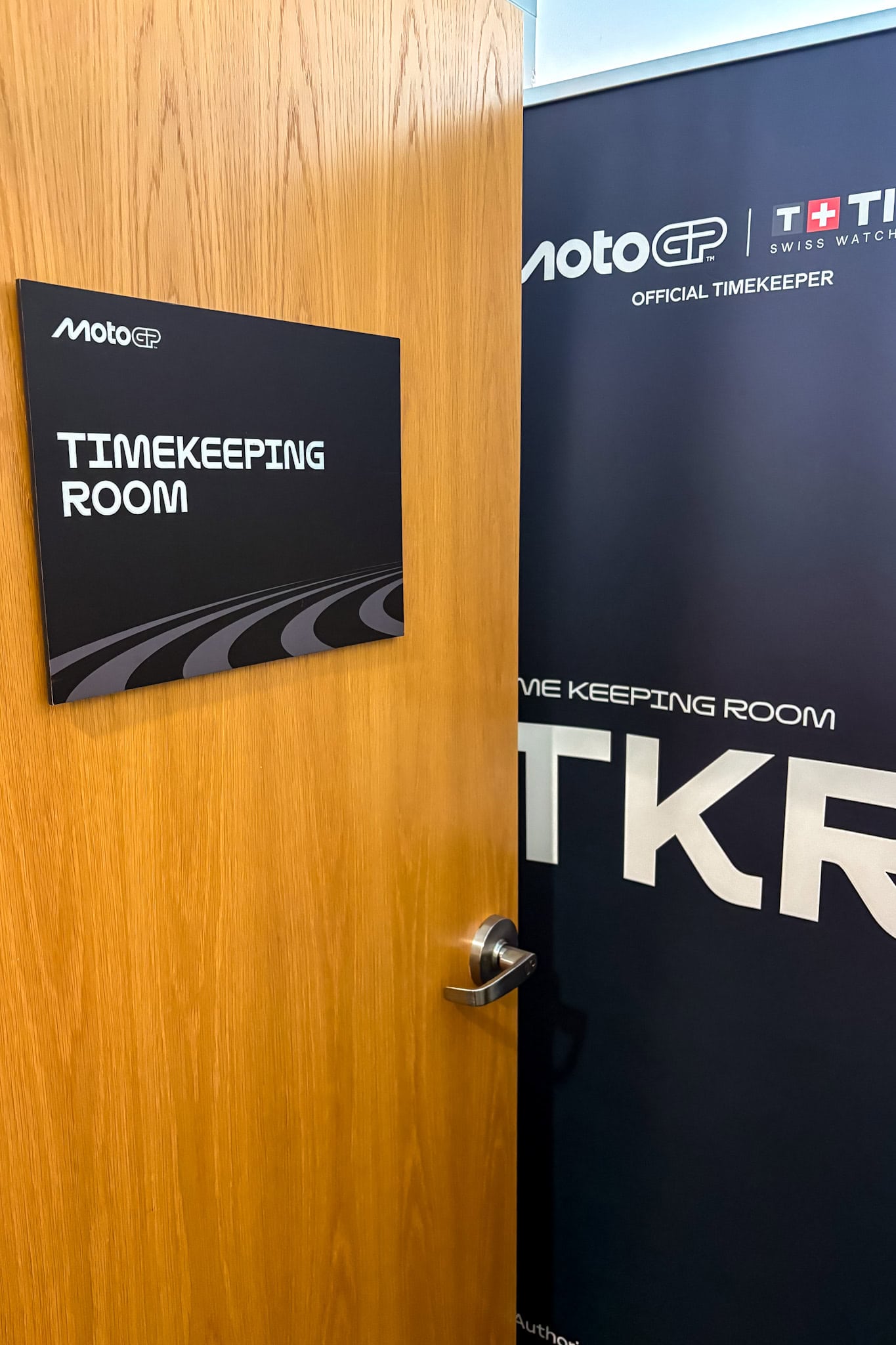 Entrance to the Timekeeping Room at COTA